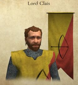 Lord Clais Portrait And Banner