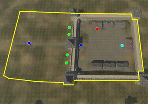 Myadzelsk Castle map