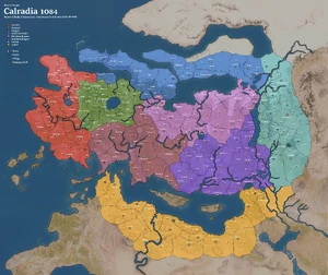 Political map of Calradia (version 1.0