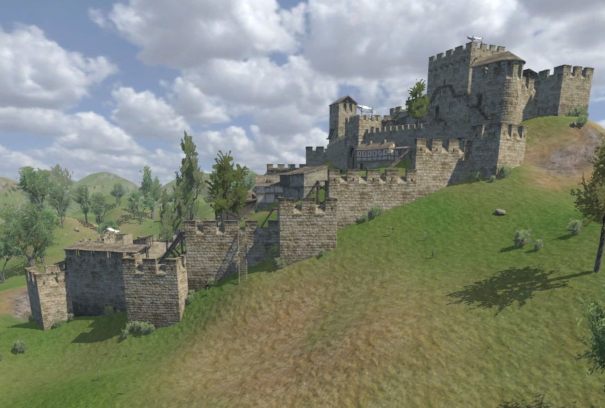 Замок warband. Warband Castle. Mount and Blade Warband Castle. Замок Ликавка Mount and Blade. Замки в Маунт блейд.