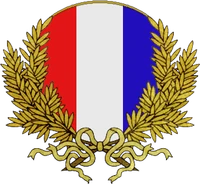 The banner of France.