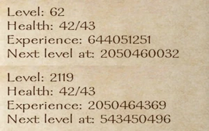 Overflow glitch after level 62.