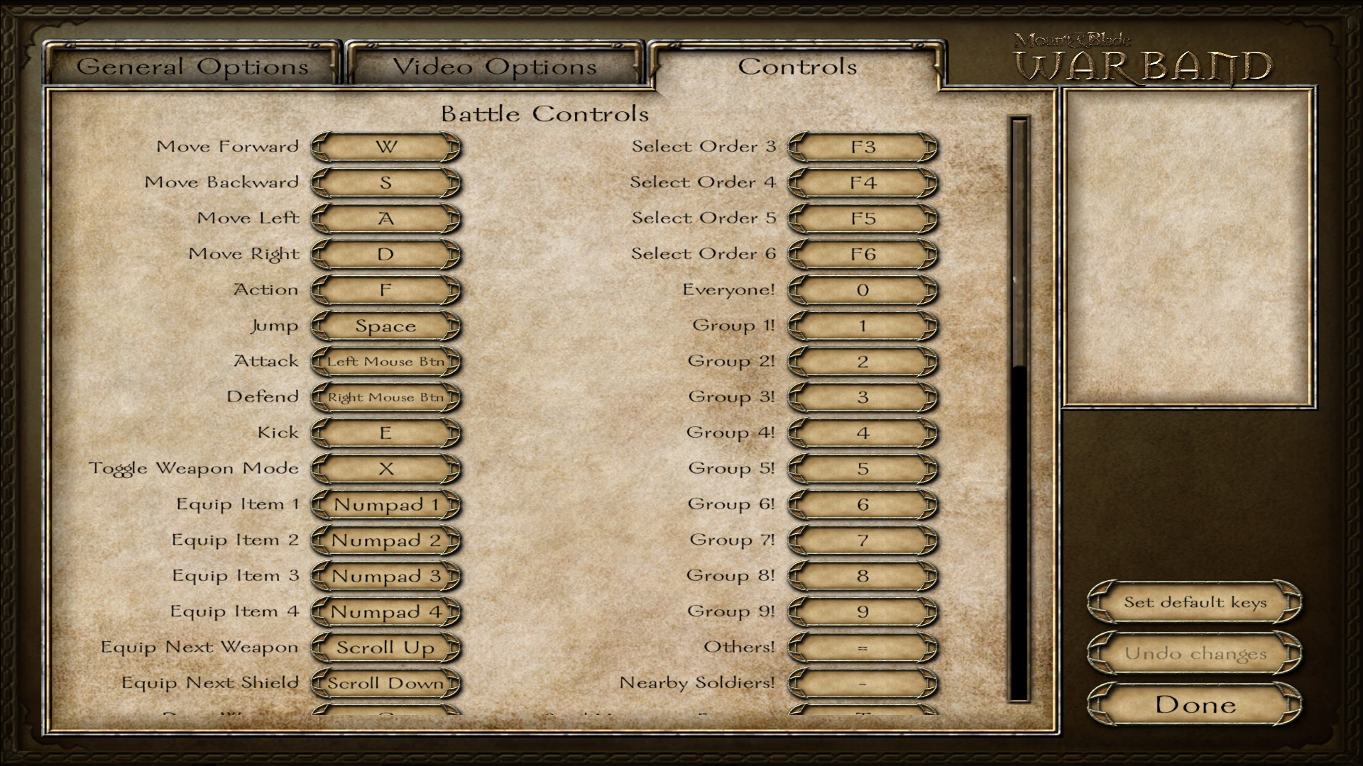 mount and blade warband battle commands