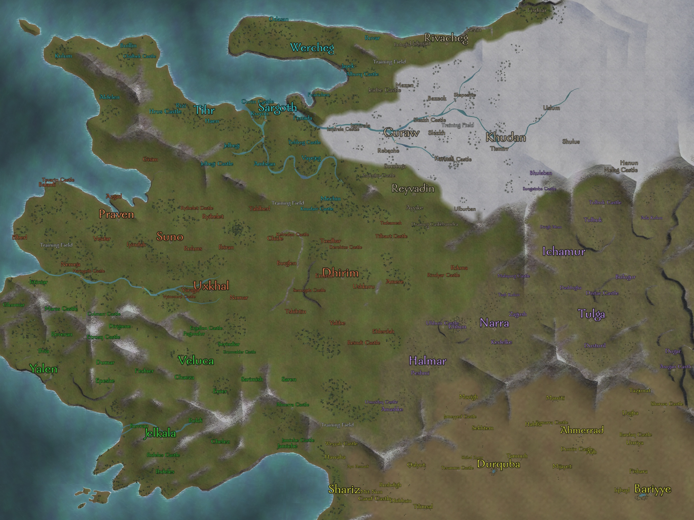 mount and blade fire and sword map