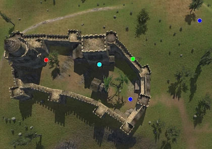 Etrosq Castle map