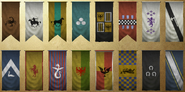 The fifth banner on the top row is the only banner that is not used by another Lord, King or Claimant