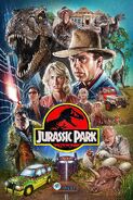Jurassic Park (1993) poster