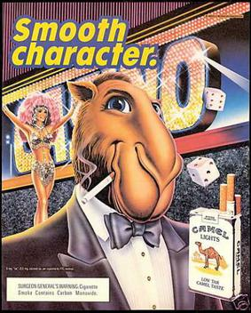 joe camel cigarettes logo