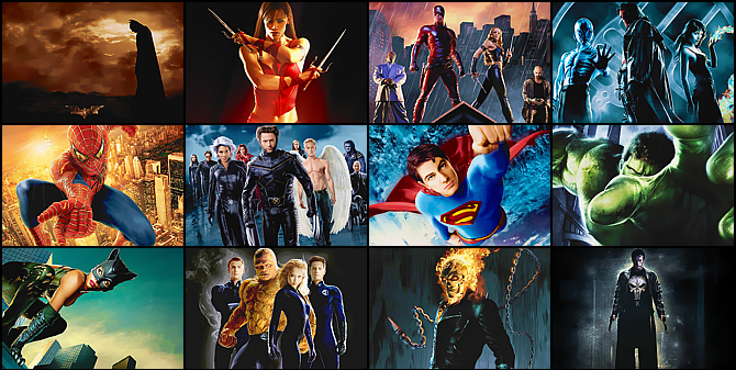 List of Superhero Movies, Movie tv and video game Wiki
