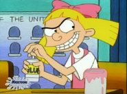 Helga's evil grin