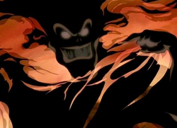 Hexxus's Smog-like second form, seen throughout most of the movie.