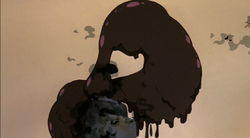 Sludge-like Hexxus feeding off the Leveler.