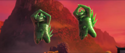 Kai's jade creatures.
