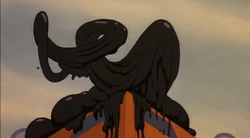 Hexxus slithering around in his first form.