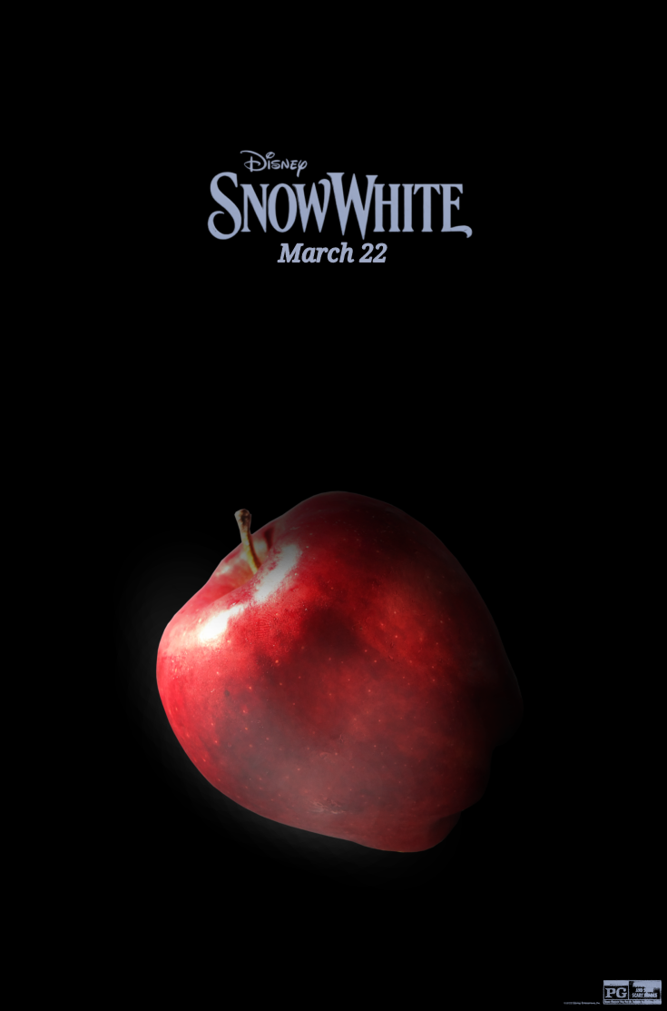 Disney Snow White Live Action Movie 2025 Official Poster Home