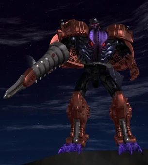 Megatron's Transmetal body