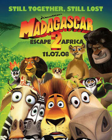 Madagascar Escape 2 Africa Movie Movienowbox197189 Wiki Fandom Ben stiller, kris rok, devid shvimmer i dr. madagascar escape 2 africa movie