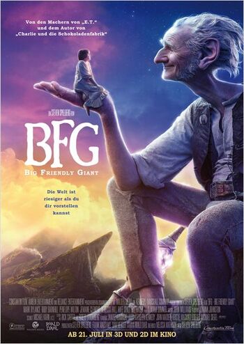 BFG - Big Friendly Giant - Deutsches Filmplakat