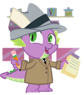 Harold the King's advisor - Reporter Spike (My Little Pony)