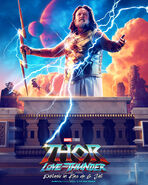 Thor - Love and Thunder - Charakterposter Zeus