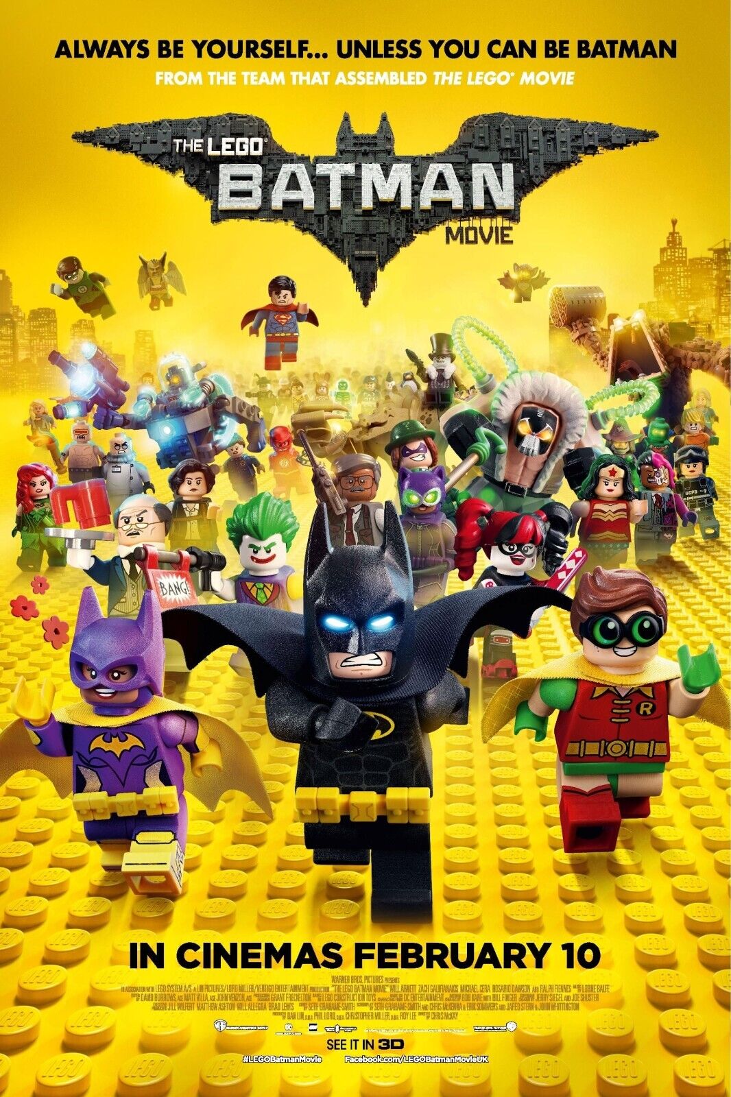 New Poster Revealed for LEGO Batman Movie