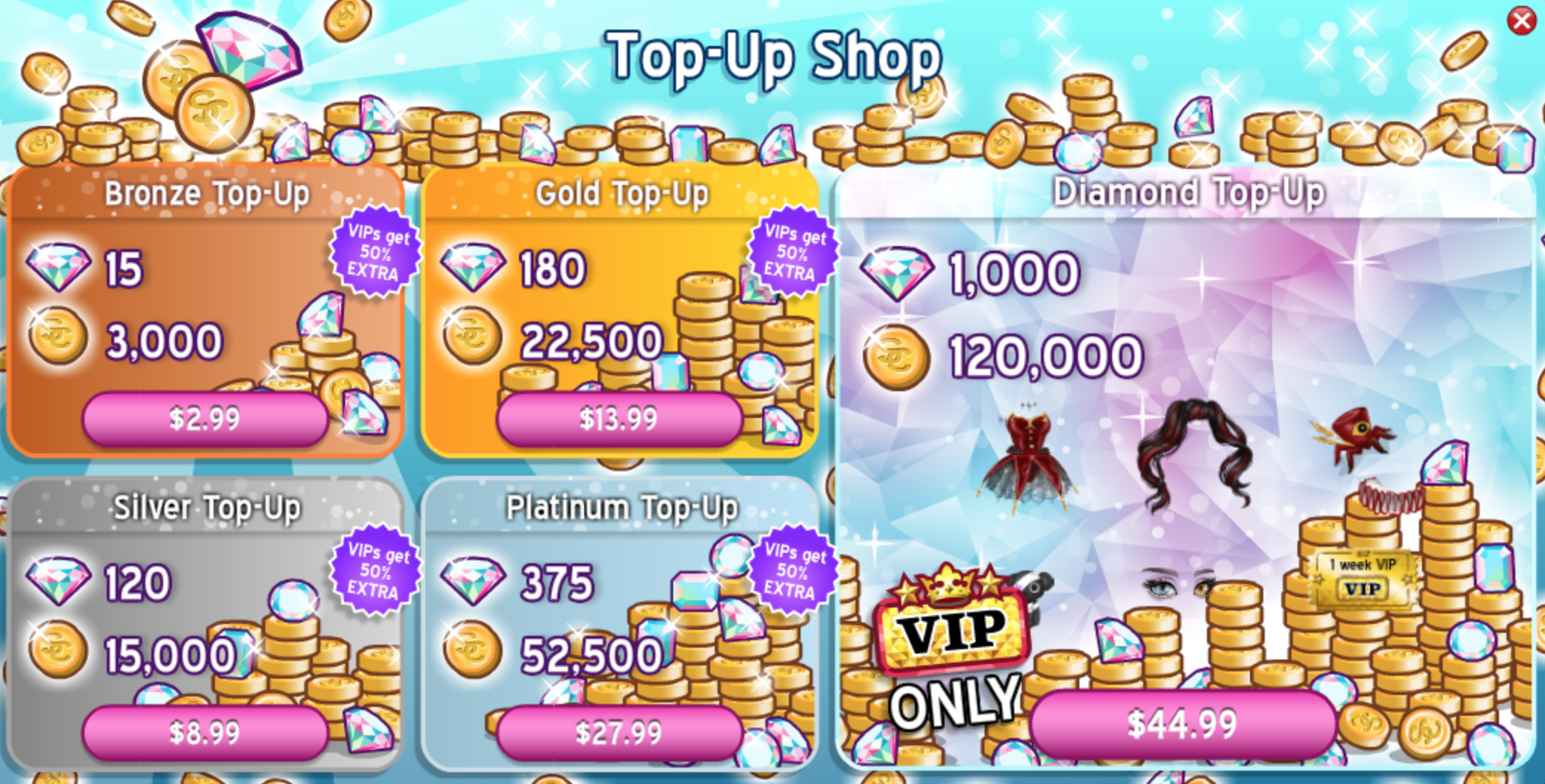 to be a vip msp cheat