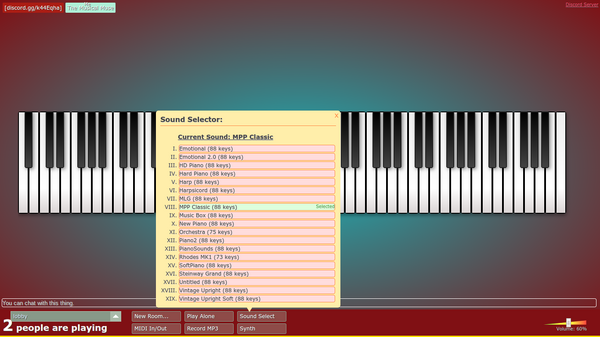 Play Multiplayer Piano game free online