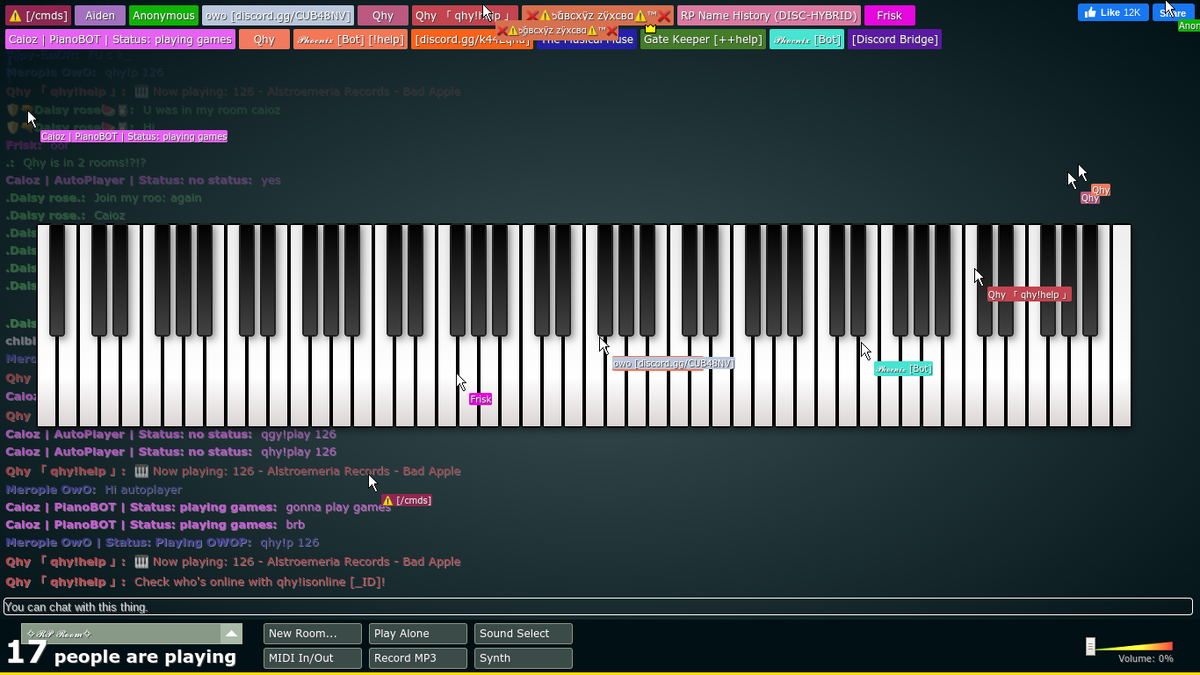 Multiplayer Piano - Play Multiplayer Piano On Incredibox