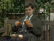 Bean's green outfit from The Curse of Mr. Bean