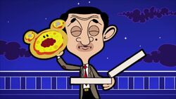 Mr bean teddy pizza new arrivals