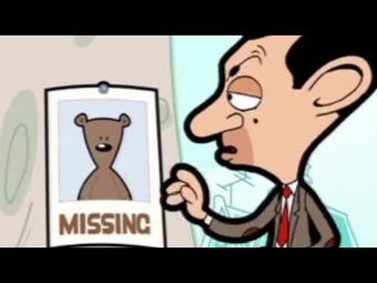 Mr bean cartoon missing teddy best sale