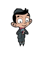 Young Bean's winter outfit.