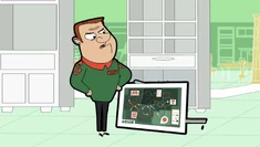 The store manager found the map.