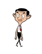 The same outfit Bean wears almost everyday but without the jacket and with a short sleeve blouse .