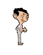 Mr. Bean's pyjamas.