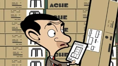 The flat pack looks nothing like the bookcase from the store, which confused Bean.