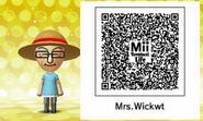 Mrs. Wicket's Friend Mii Tomodachi Life QR