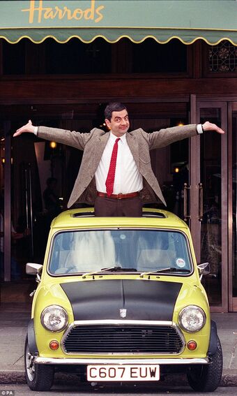 Mr Bean S Mini Mr Bean Wiki Fandom - mr bean small car roblox