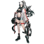 Schwarz's base artwork prior to an update. Note the different crossbow and slightly different hairs.