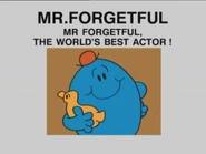 "Mr. Forgetful, the World's Best Actor!" premieres