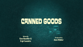 Canned Goods Title Card