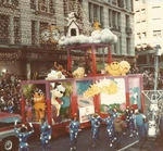 On the United Syndicate Float at the Macy's Thanksgiving Day Parade