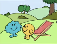 Mr. Happy with Mr. Daydream.