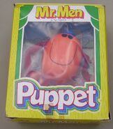 A Mr. Tickle puppet