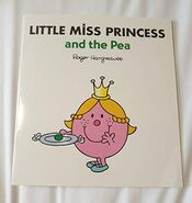 White title with the word. And the pea in green colour.