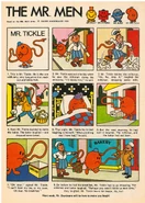 The Mr. Men comic "Two Tickles Equals Bread and Milk Shopping" is released by Playhour