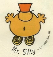 Mr. Silly sticker