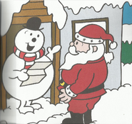 Mr Men A White Christmas Illustration 2