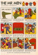 The Mr. Men comic, "Never Mail to the Nosey" is released in Playhour