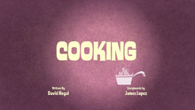 Cooking Title Card